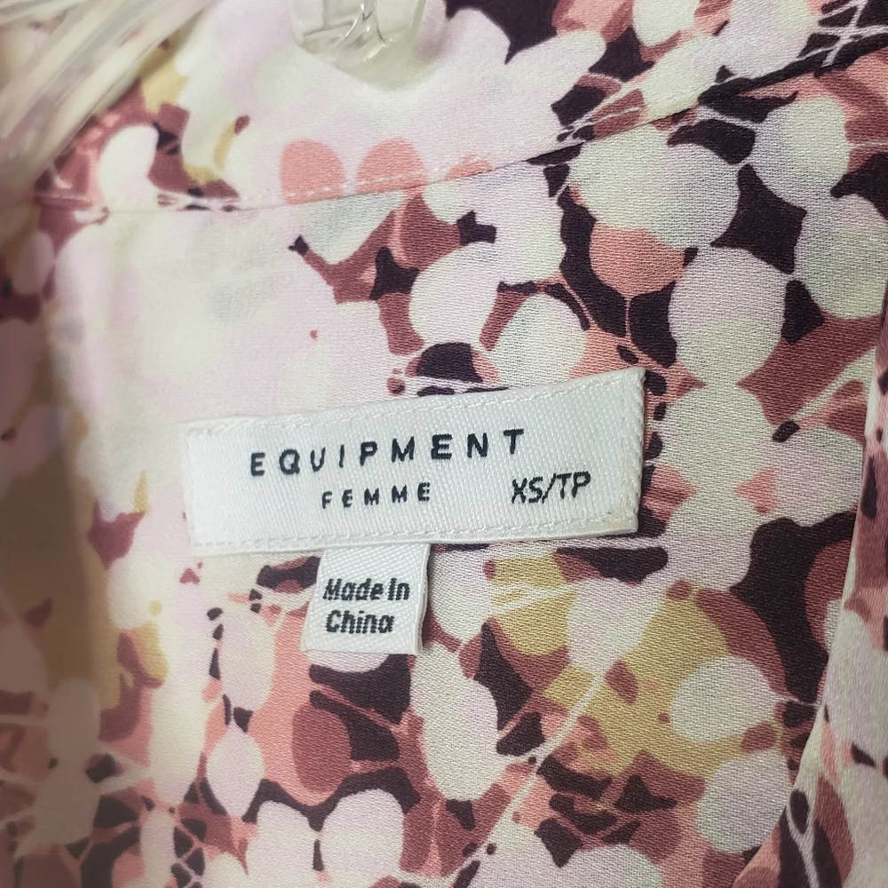 Equipment Femme Boleyn Poet Shirt Size XS - Picture 12 of 13